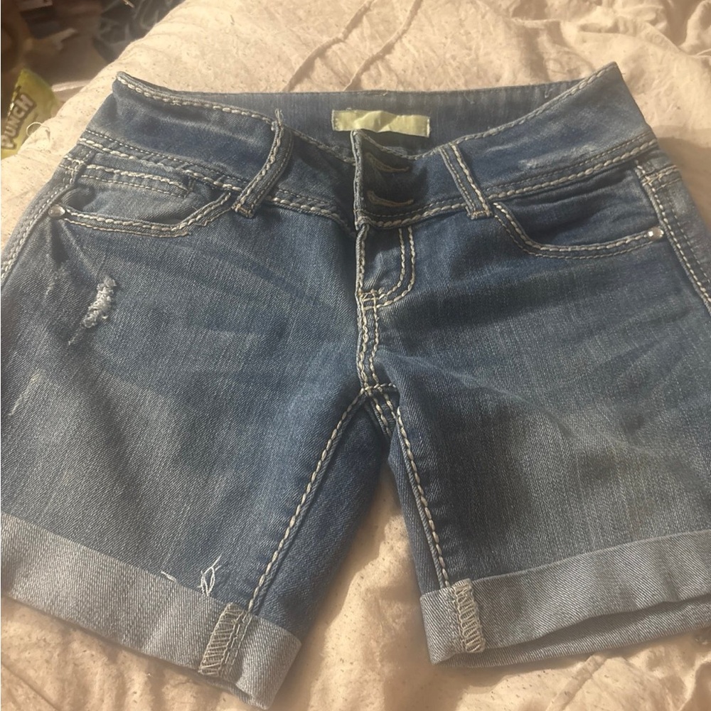 Almost Famous Blue Jean Shorts
